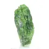 Cromidiopsídio bruto da Finlândia, mineral verde sobre base, 60 g - 6