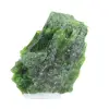 Pedra de cromidiopsídio bruto da Finlândia, piroxênio de cromo, 55 g - 0