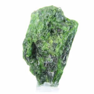 Cromidiopsídio bruto, amostra mineral finlandesa, 55 g