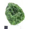 Cromidiopsídio bruto sobre suporte, silicato verde da Finlândia, 60 g - 0