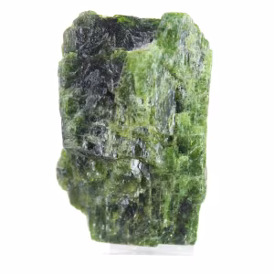Cromidiopsídio bruto colecionável, pedra verde finlandesa, 65 g