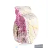 Cobaltocalcite du Congo-Kinshasa, cristaux sur gangue - 4