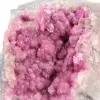 Cobaltocalcite du Congo sur socle acrylique, cristaux naturels - 5