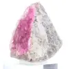 Cobaltocalcite du Congo : cristaux colorés sur gangue - 3