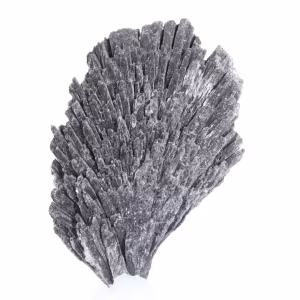 Cyanite noire du Brésil, silicate d'aluminium sur socle 25 g