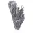 Cyanite noire du Brésil, cristal brut sur socle acrylique 25 g