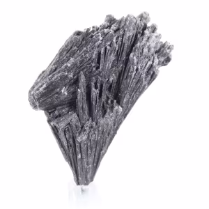 Cyanite noire, cristal allongé brésilien sur socle 30 g