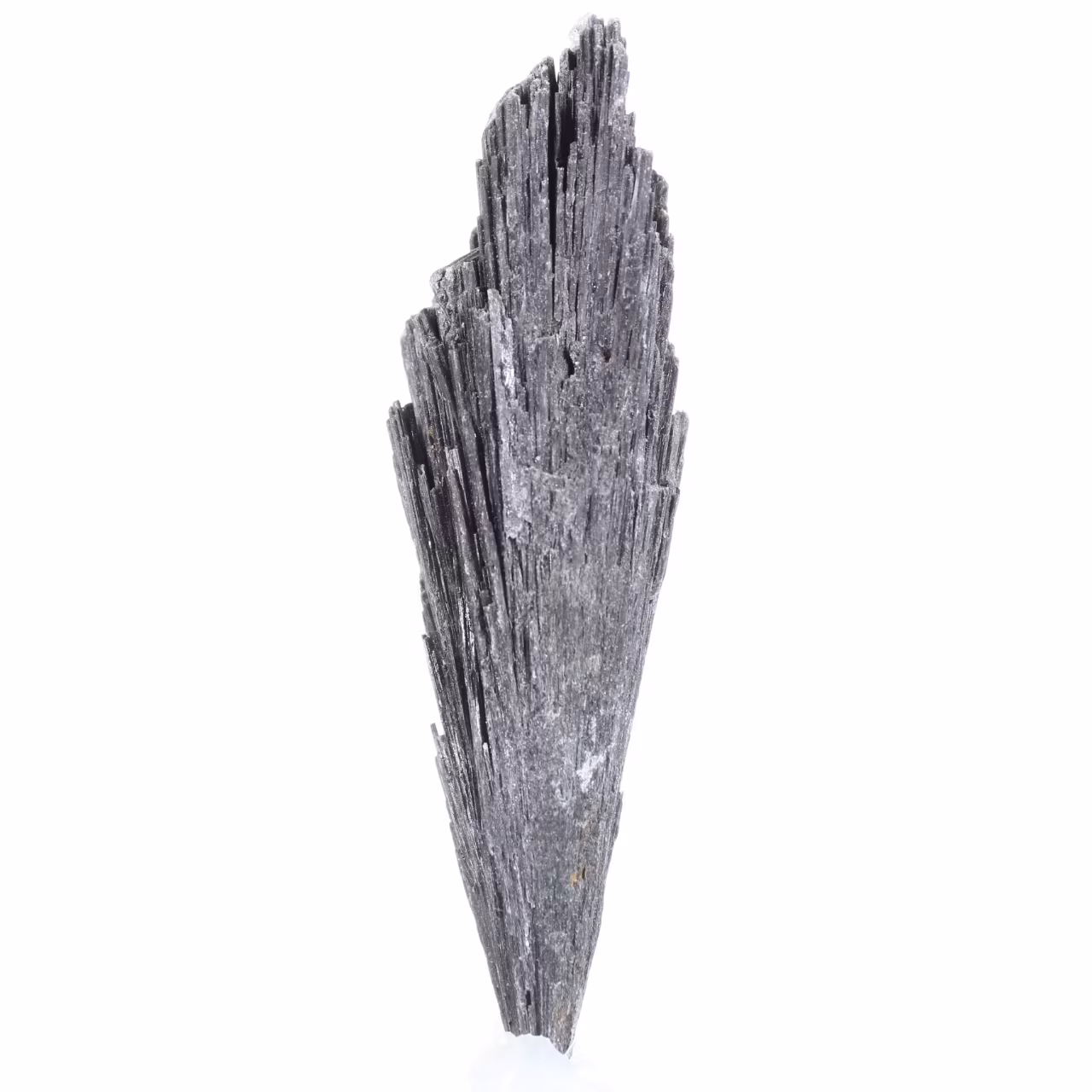 Cyanite noire du Brésil, cristal élancé sur socle acrylique 40 g