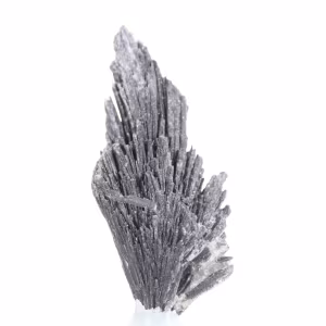 Cristal brut de cyanite noire brésilienne sur socle 30 g