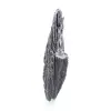 Cyanite noire brésilienne, minéral cristallisé sur socle 35 g - 3