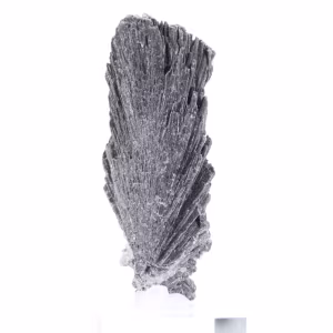 Cyanite noire brésilienne, cristal fin sur socle acrylique 35 g