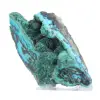 Brochantite chilena bruta, peça de colecionador, sobre base. - 0