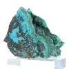 Brochantite chilena bruta, peça de colecionador, sobre base. - 2