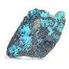 Brochantite chilena bruta, peça de colecionador, sobre base. - 4