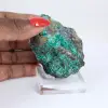 Brochantita chilena: mineral bruto em ganga e embasamento - 1