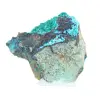 Espécime mineralógico de brochantita verde do Chile sobre uma base. - 0