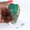 Exemplar raro de brochantite verde do Chile sobre uma base. - 1