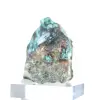 Brochantite natural do Chile montada em um suporte de exibição - 3