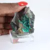 Mineral Brochantite Verde Bruto do Chile em Ganga - 1