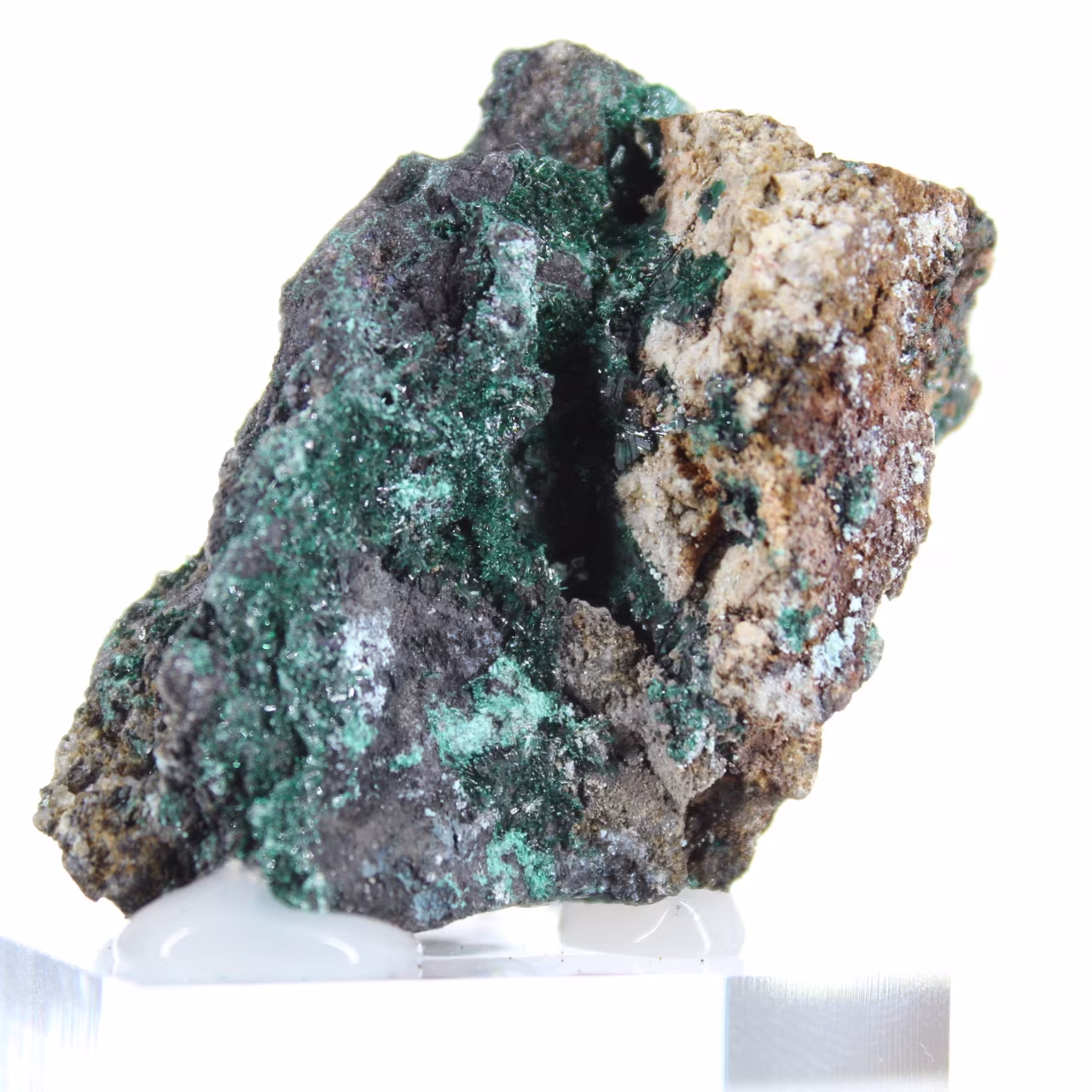 Brochantite bruta do Chile - Espécime de coleção
