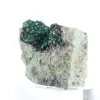 Brochantite verde bruta do Chile em suporte de exibição - 2