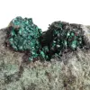 Brochantite verde bruta do Chile em suporte de exibição - 5