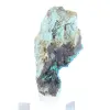 Brochantite verde bruta do Chile montada em uma base - 4