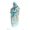 Mineral Brochantita bruto do Chile sobre uma base - 4