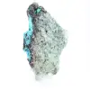 Espécime bruto do mineral brochantita do Chile sobre base. - 3