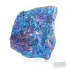 Chalcopyrite irisée du Mexique sur socle pour collection minérale - 0
