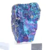 Chalcopyrite irisée du Mexique sur socle pour collection minérale - 2