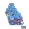 Chalcopyrite mexicaine sur socle, agrégats aux reflets irisés - 2