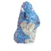 Chalcopyrite mexicaine sur socle, agrégats aux reflets irisés - 4