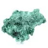 Malaquite fibrosa do Congo sobre base acrílica, espécime natural - 3