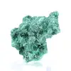 Malaquite fibrosa do Congo sobre base acrílica, espécime natural - 4