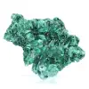 Malaquite fibrosa do Congo sobre base acrílica, espécime natural - 6