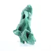 Malaquite sedosa do Congo-Kinshasa, mineral de coleção sobre base - 2