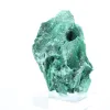 Malaquite sedosa do Congo-Kinshasa, mineral de coleção sobre base - 3