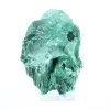 Malaquite sedosa do Congo-Kinshasa, mineral de coleção sobre base - 4