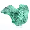 Espécime de malaquite em fibras verdes do Congo, expositor acrílico - 4