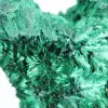 Espécime de malaquite em fibras verdes do Congo, expositor acrílico - 5