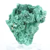 Malaquite verde natural do Congo em agregado fibroso, sobre base - 4