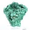 Malaquite verde natural do Congo em agregado fibroso, sobre base - 5