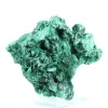 Malaquite natural com textura fibrosa do Congo, peça sobre base - 0