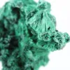 Malaquite natural com textura fibrosa do Congo, peça sobre base - 5