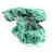 Bloco robusto de malaquite fibrosa do Congo, decoração mineral