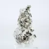 Pirita do Peru em formas octaédricas – Mineral de colecionador sobre base - 1