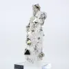 Pirita do Peru em formas octaédricas – Mineral de colecionador sobre base - 4