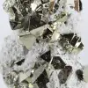 Pirita do Peru em formas octaédricas – Mineral de colecionador sobre base - 8