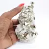 Pirita do Peru em formas octaédricas – Mineral de colecionador sobre base - 9